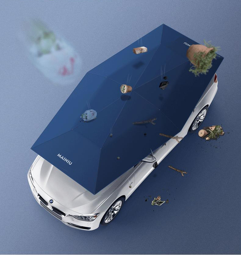 Fully automatic car parasol