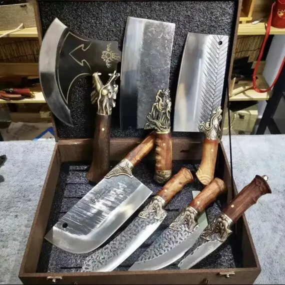 ⚡Clearance Sale $27.99⚡Longquan Knives Seven Pcs Set: The Ultimate Culinary Companion