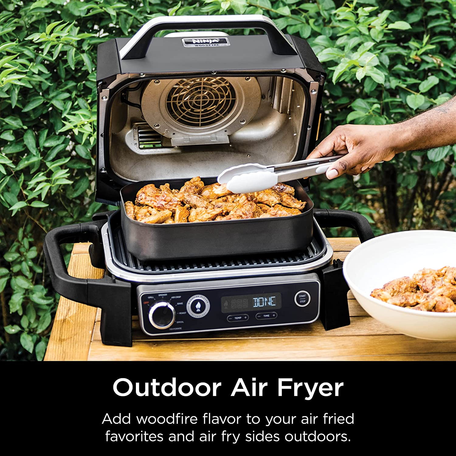 🔥Clearance Sale - BBQ SMOKER & AIR FRYER All in One Woodfire Grill
