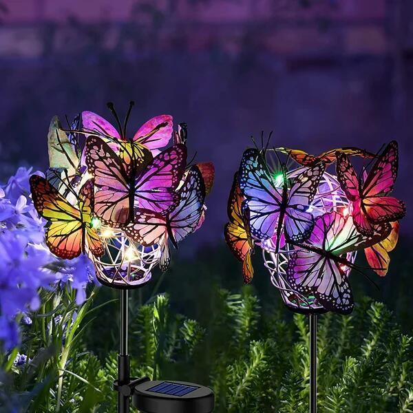 🦋BUY 1 GET 1 FREE - Solar Butterfly Stake Lights 🦋