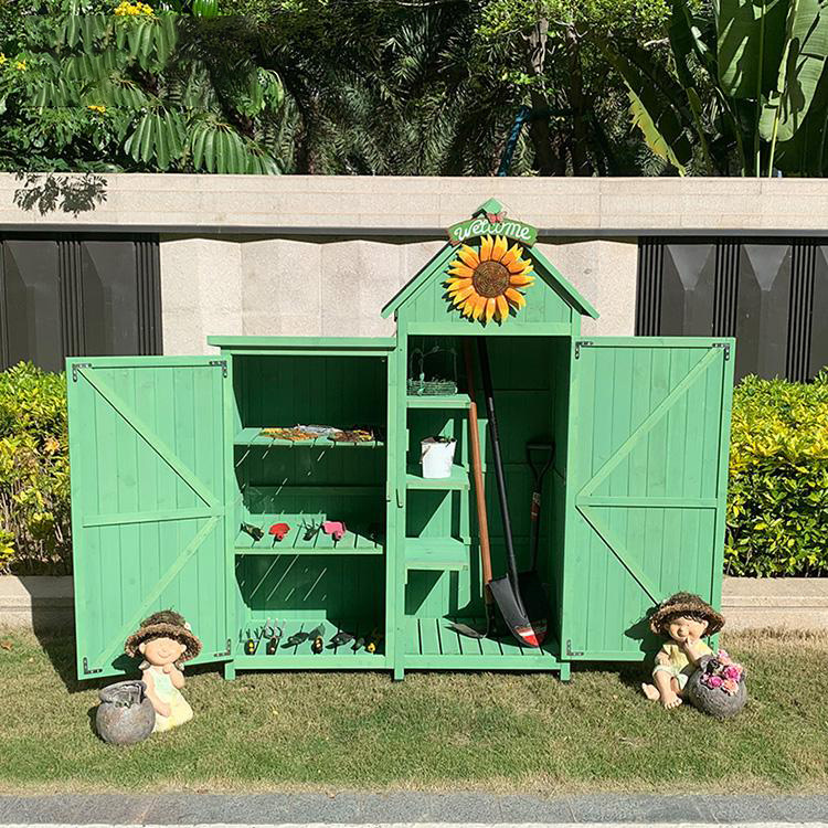 🏠Today's big sale🏠Outdoor Storage Shed Garden Wooden Tool Shed