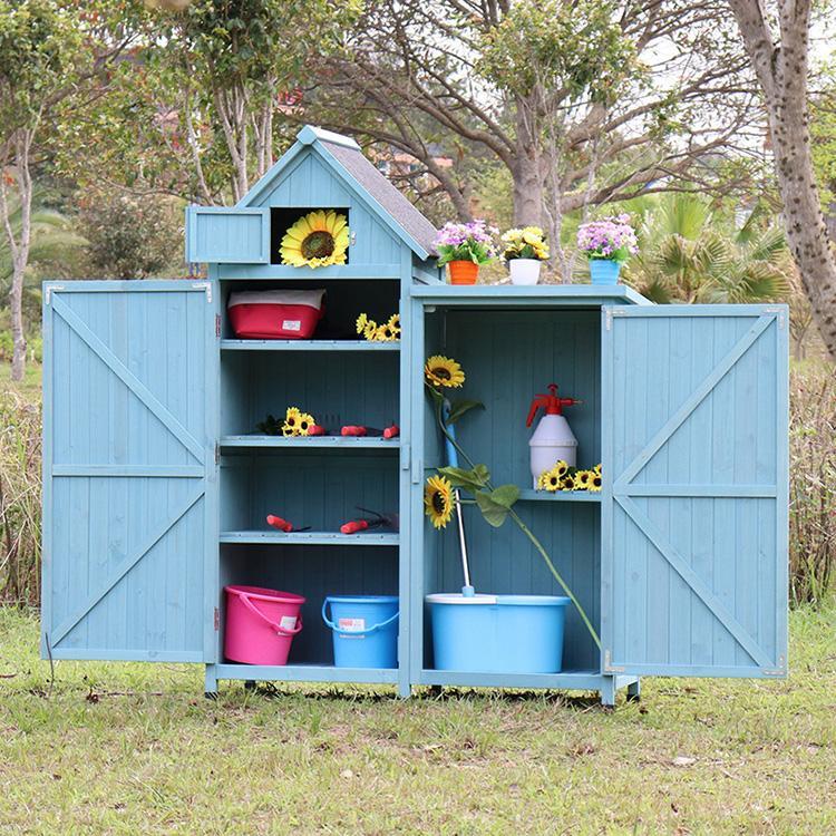 🏠Today's big sale🏠Outdoor Storage Shed Garden Wooden Tool Shed