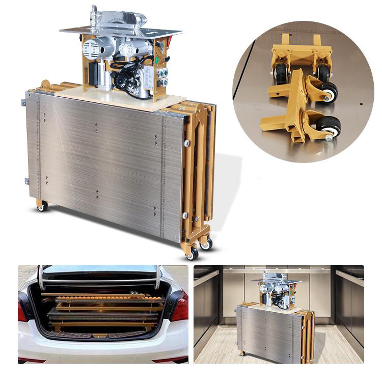 💥Offre spéciale d'été 2023 maintenant💥BLWJ100B - Scie circulaire pour le travail du bois, scie à table coulissante