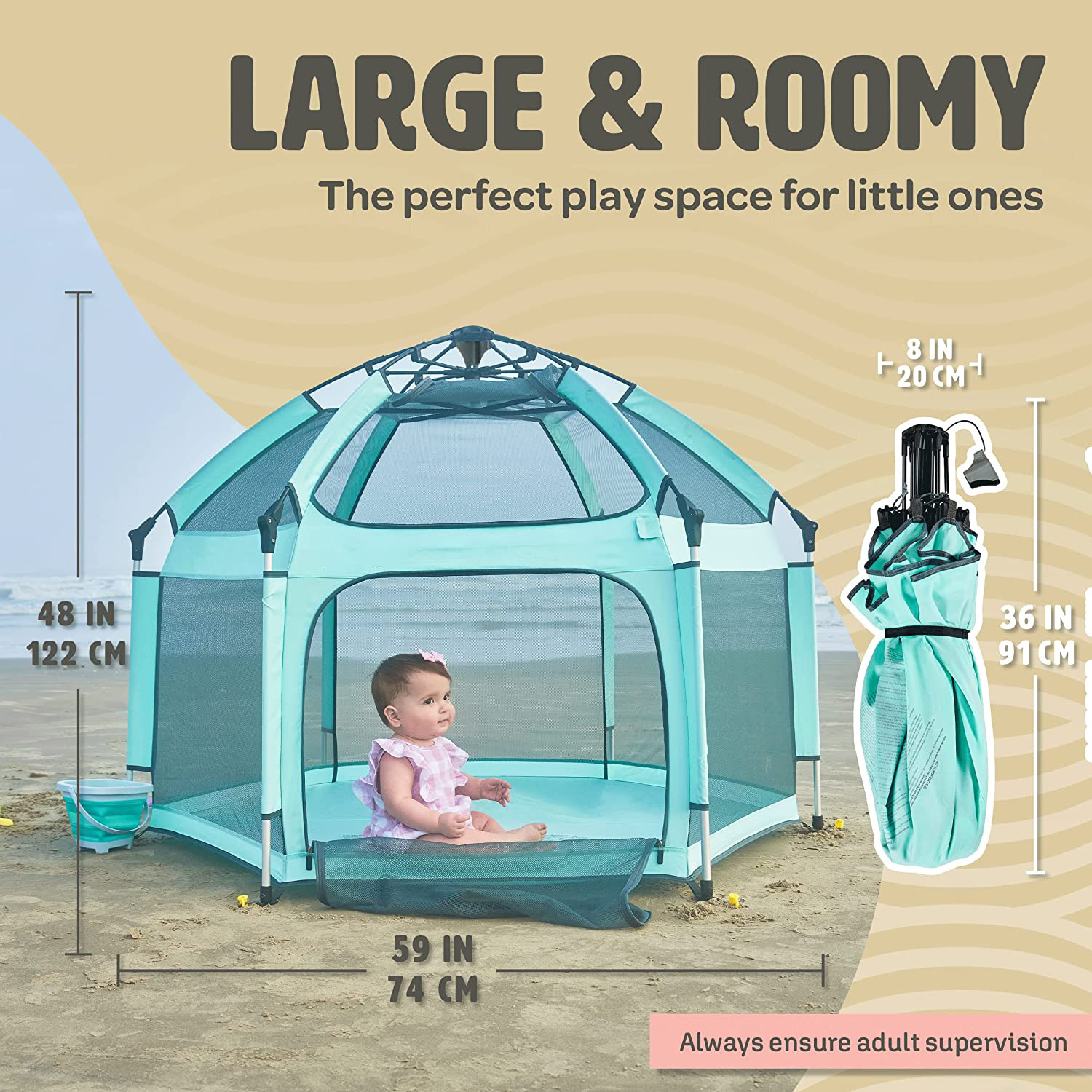 👶Playpen For Toddlers🎁Buy 2 Get Free Shipping.