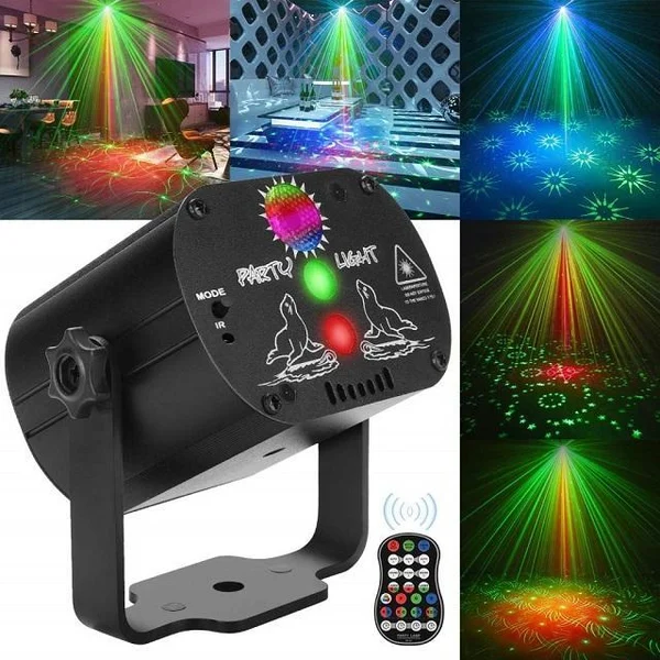 RGB DJ Disco Stage Laser Light Sound Activated Led Projector Party Lights - SEAS™ Party Light