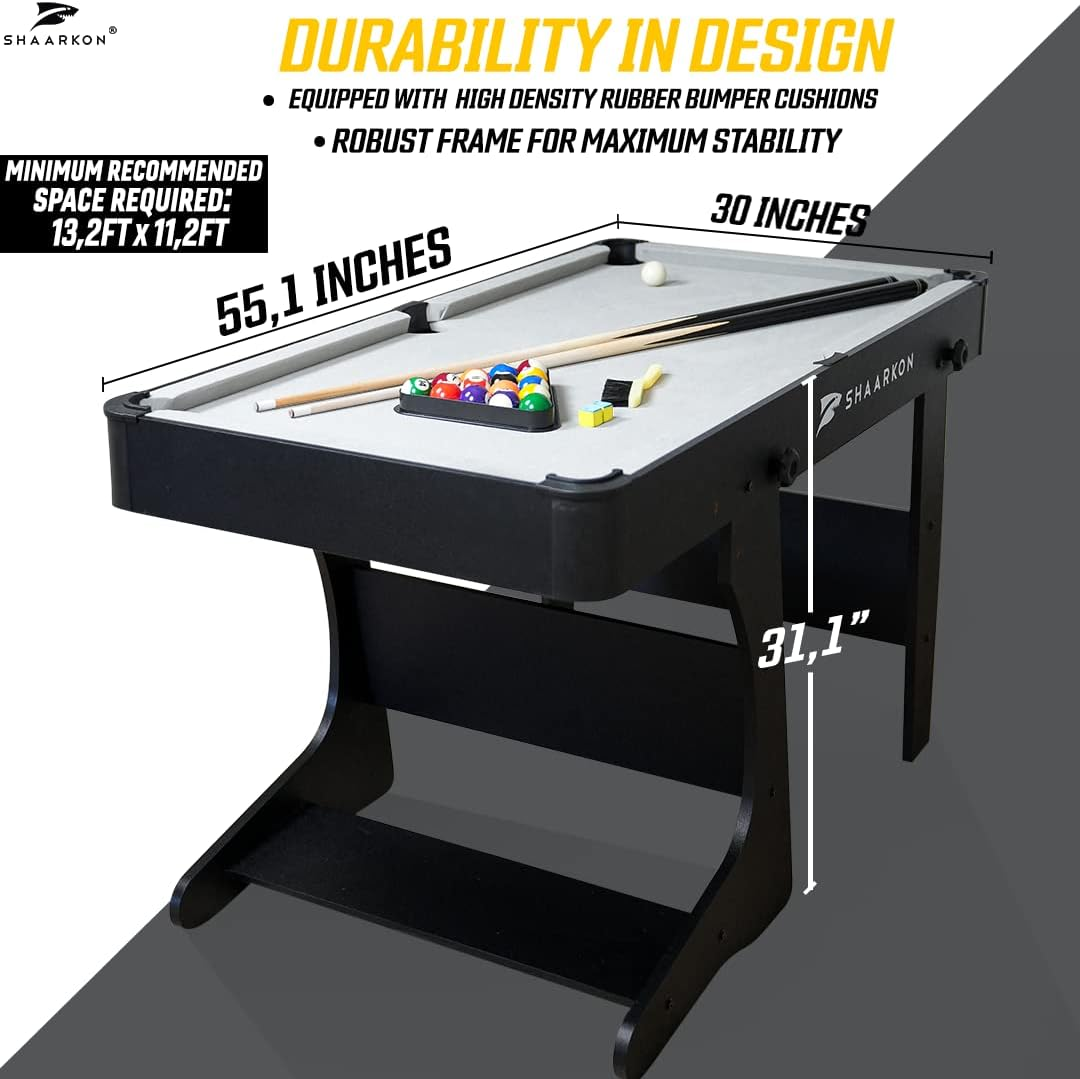 Mid Sized Folding Pool Table
