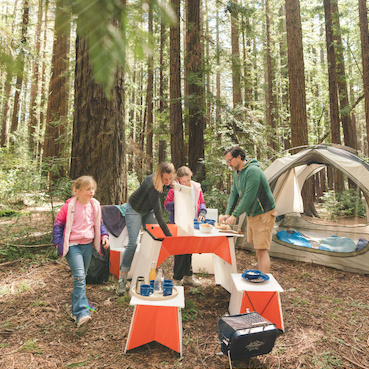 Super cool outdoor folding table and chair