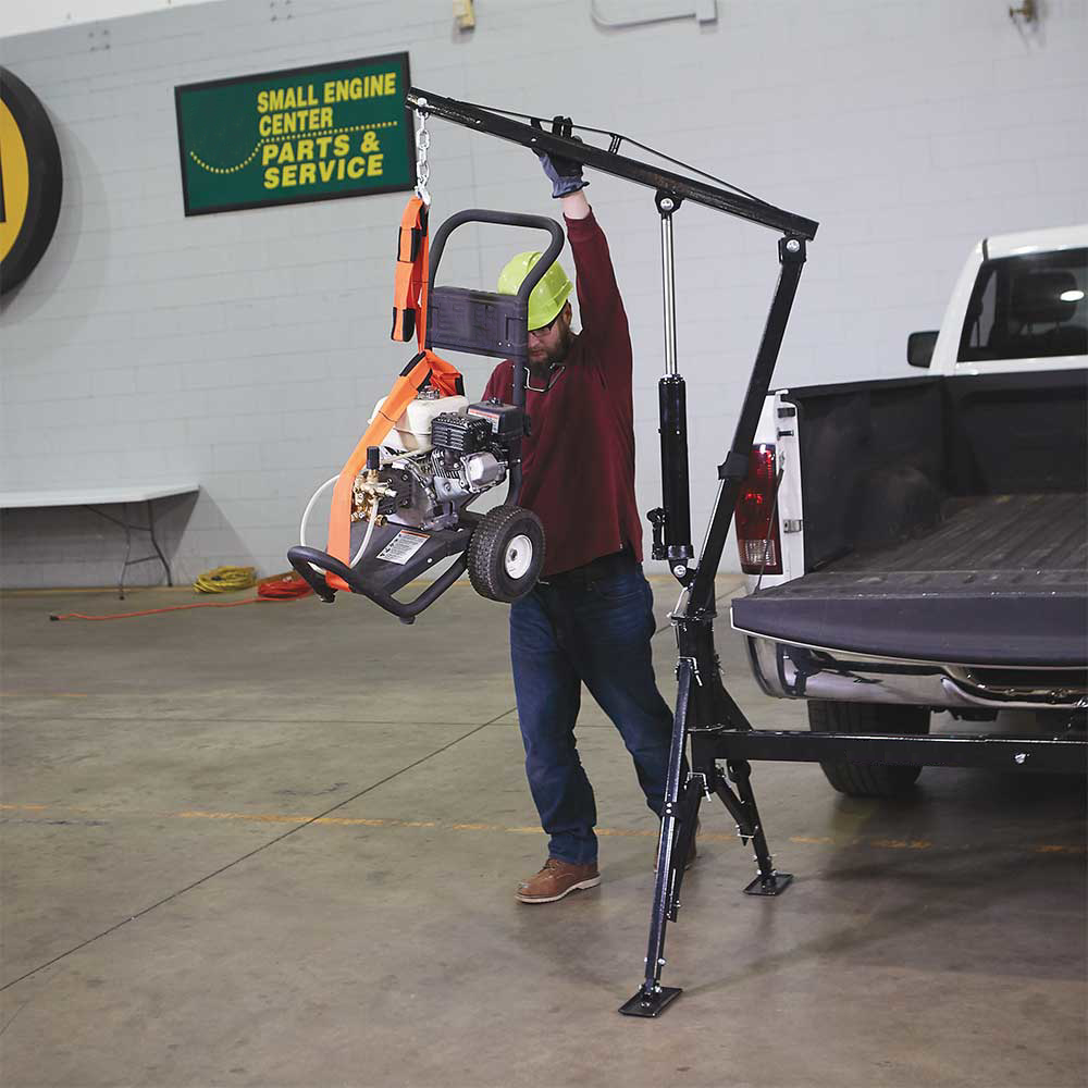 🔥Today's Specials🎉Outdoor Hydraulic Receiver Hitch Crane – 450kg/1000 lbs Capacity