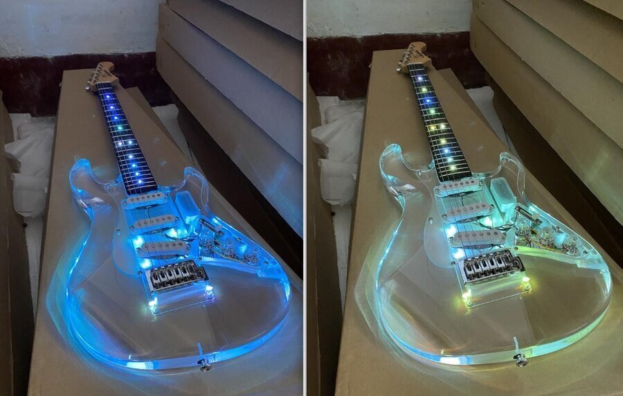 🎸Valentine's Day Sale🔥LED Light Electric Guitar
