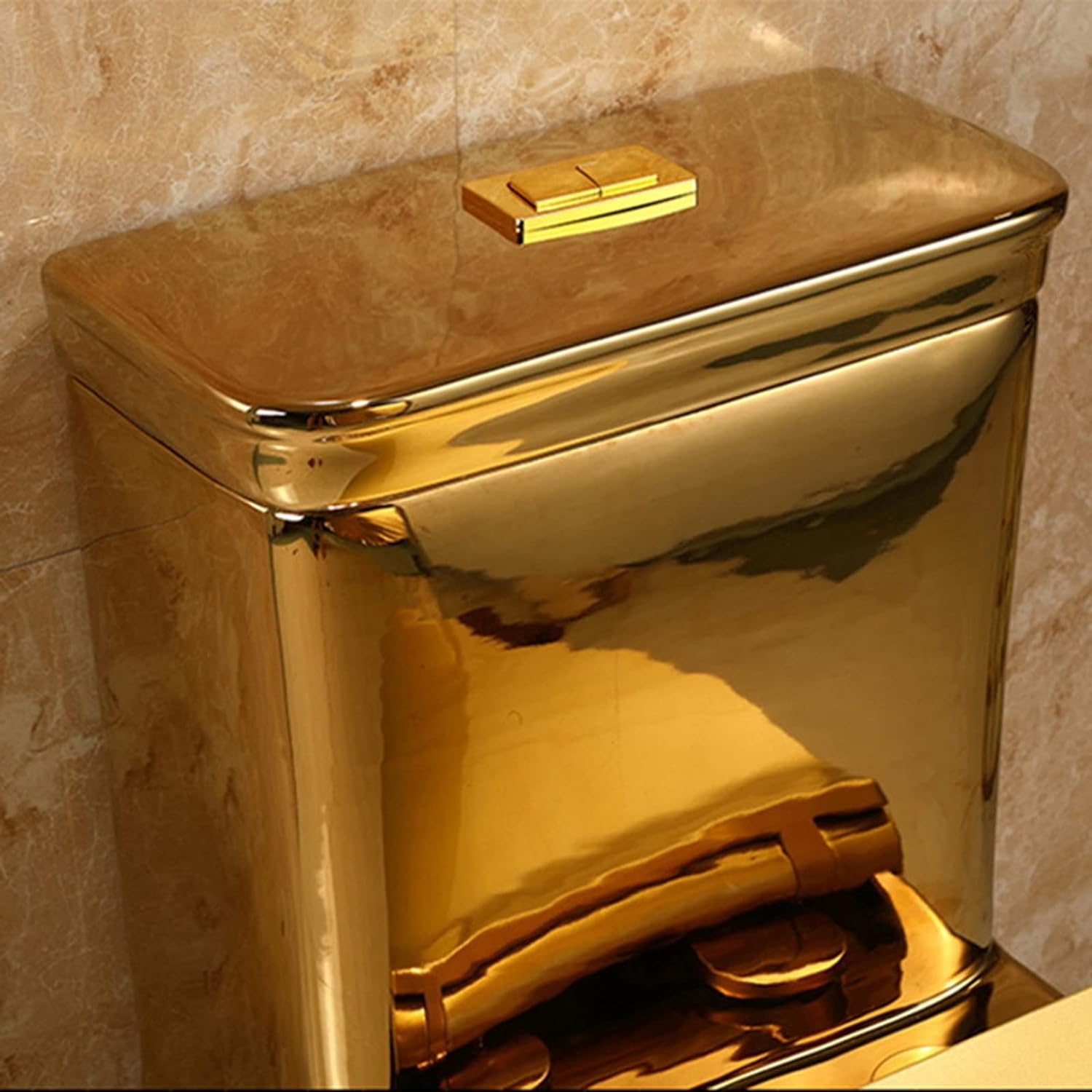 📣💥Super Discount🔥Gold Ceramic Toilet