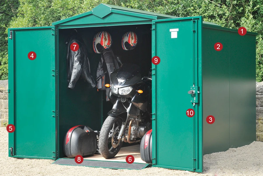 🔥Christmas promotion🎁5ft 2” x 9ft Motorcycle Storage Garage