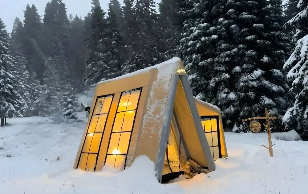 🏕️Light luxury fortress|Inflatable instant molding🔄