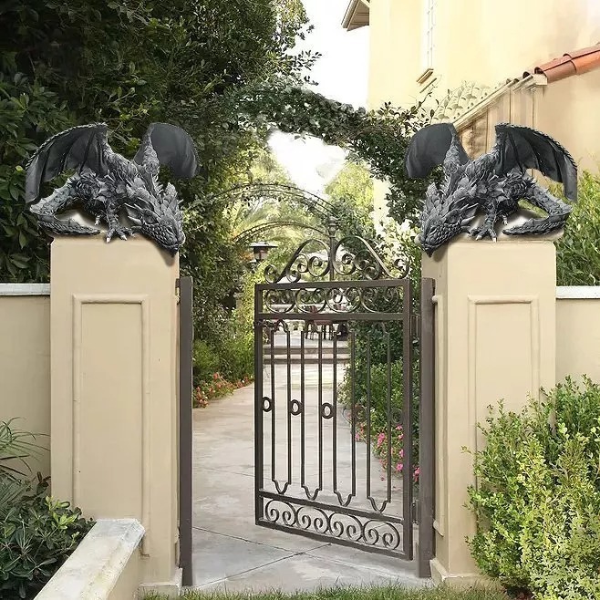 🔥Low Stock🔥Large Squatting Dragon Sculpture