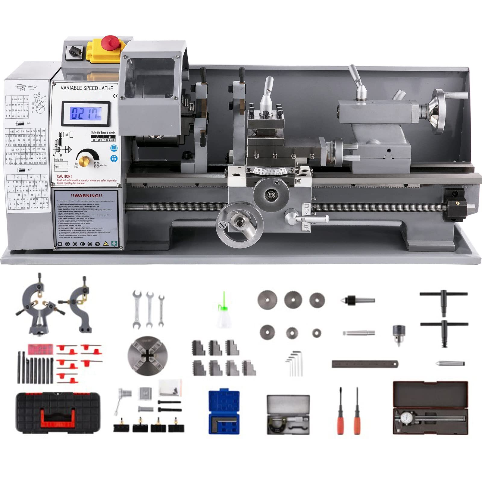 🚨 HOT SALE🎄Mini Automatic Metal Lathe