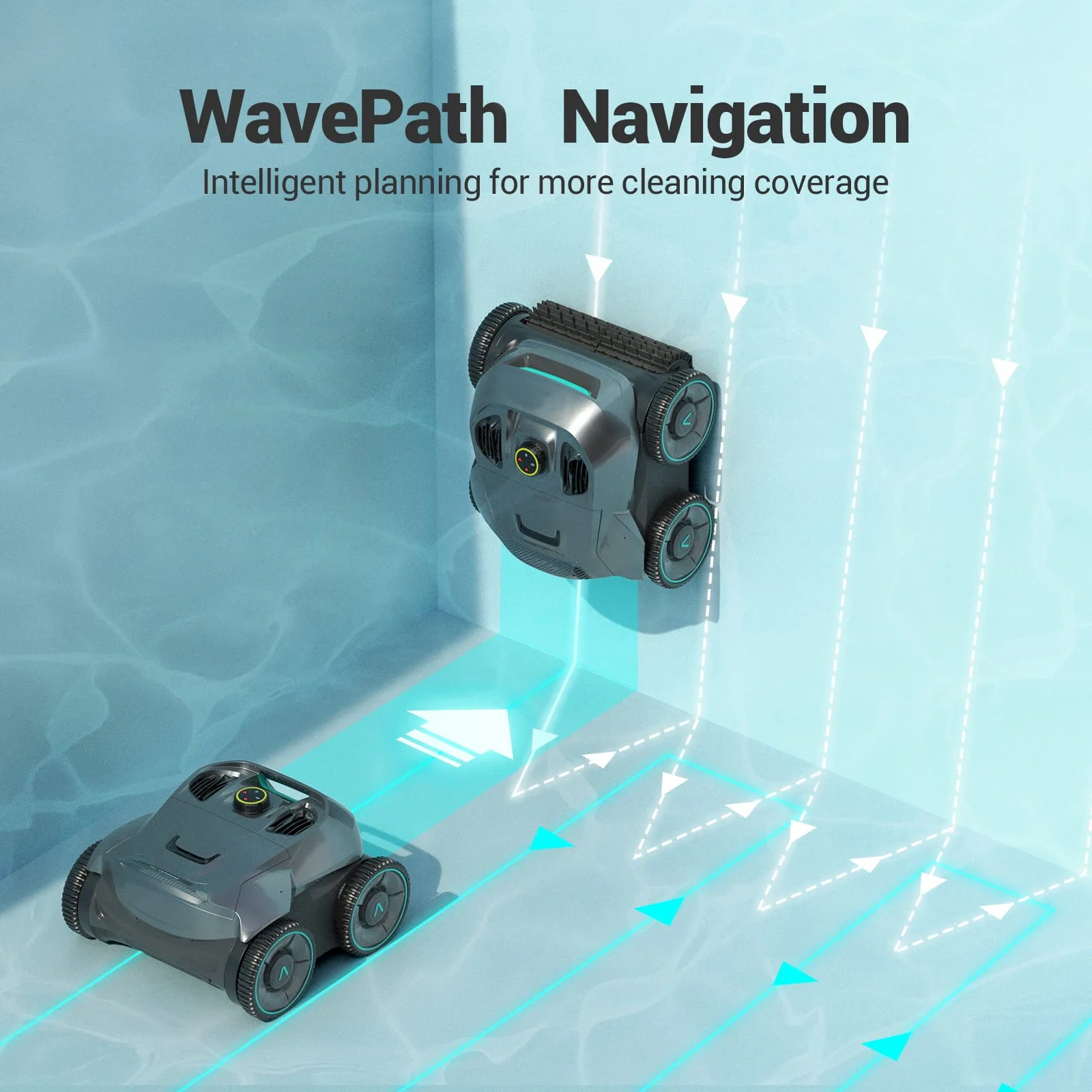 🔥Summer Sale 💥Cordless Robotic Pool Cleaner(2023 Upgrade)