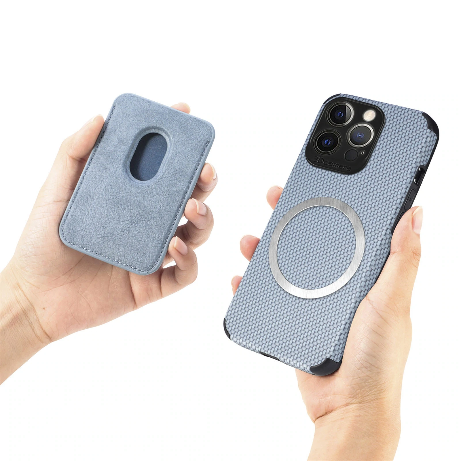 High quality carbon fiber phone case with Magsafe card holder