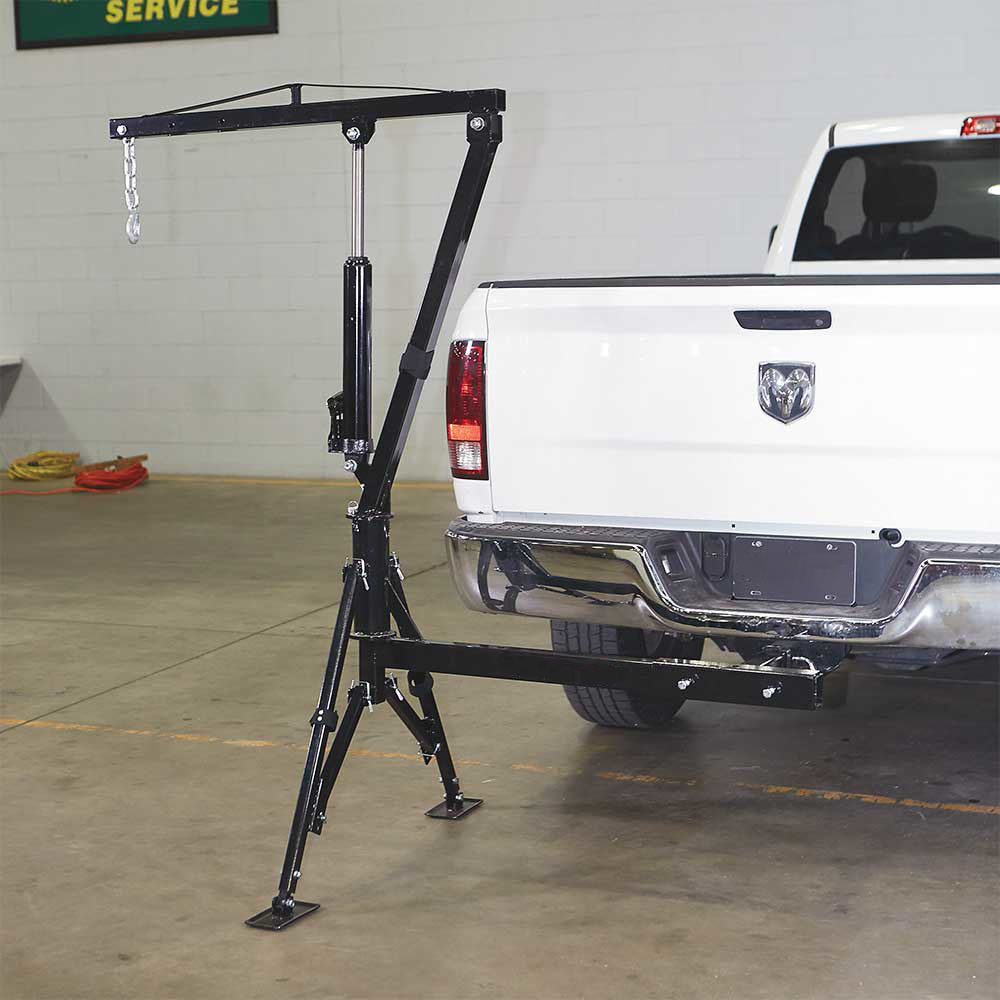 🔥Today's Specials🎉Outdoor Hydraulic Receiver Hitch Crane – 450kg/1000 lbs Capacity