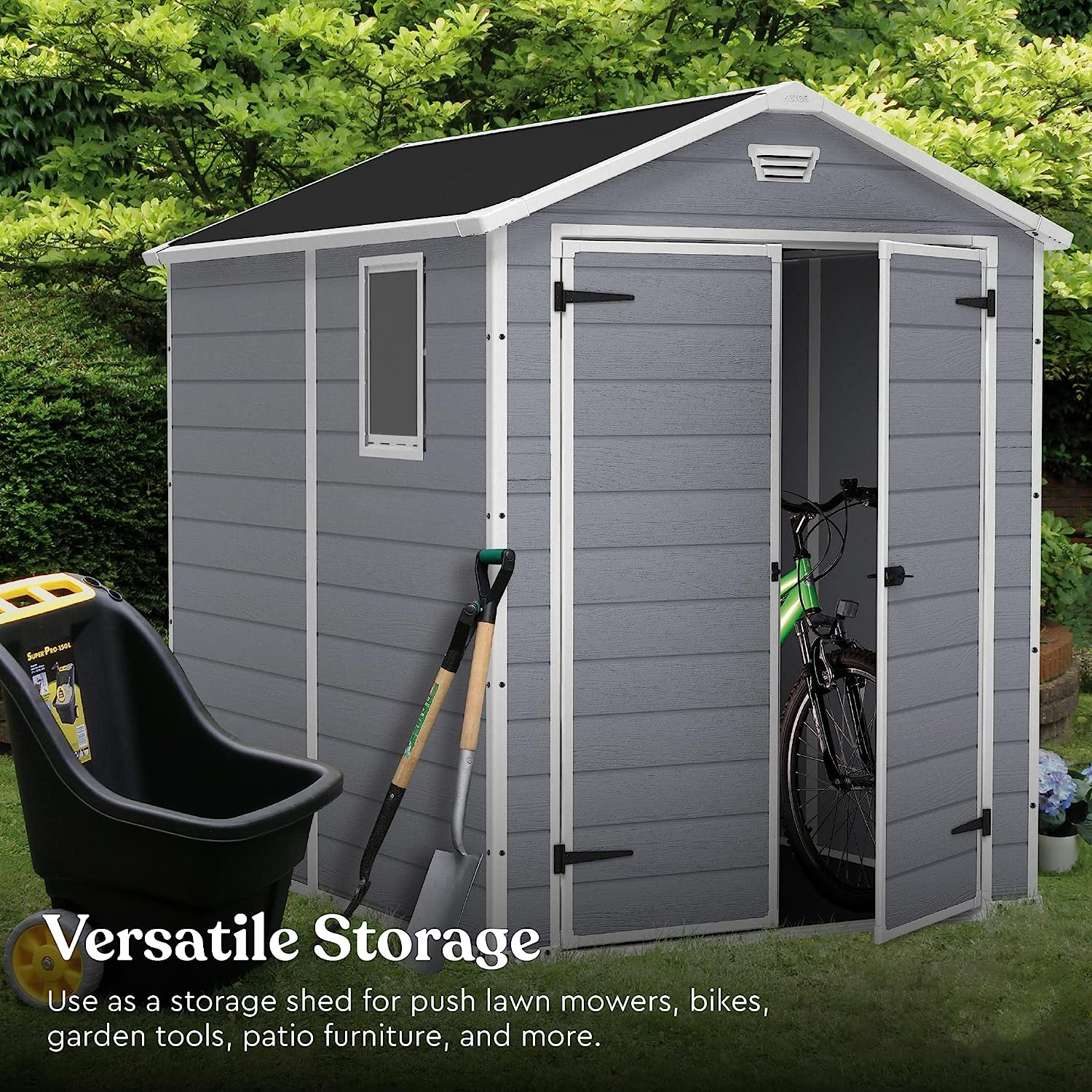 💥Limited Promotion💥4*6-6*8-Resin Outdoor Storage Shed Kit