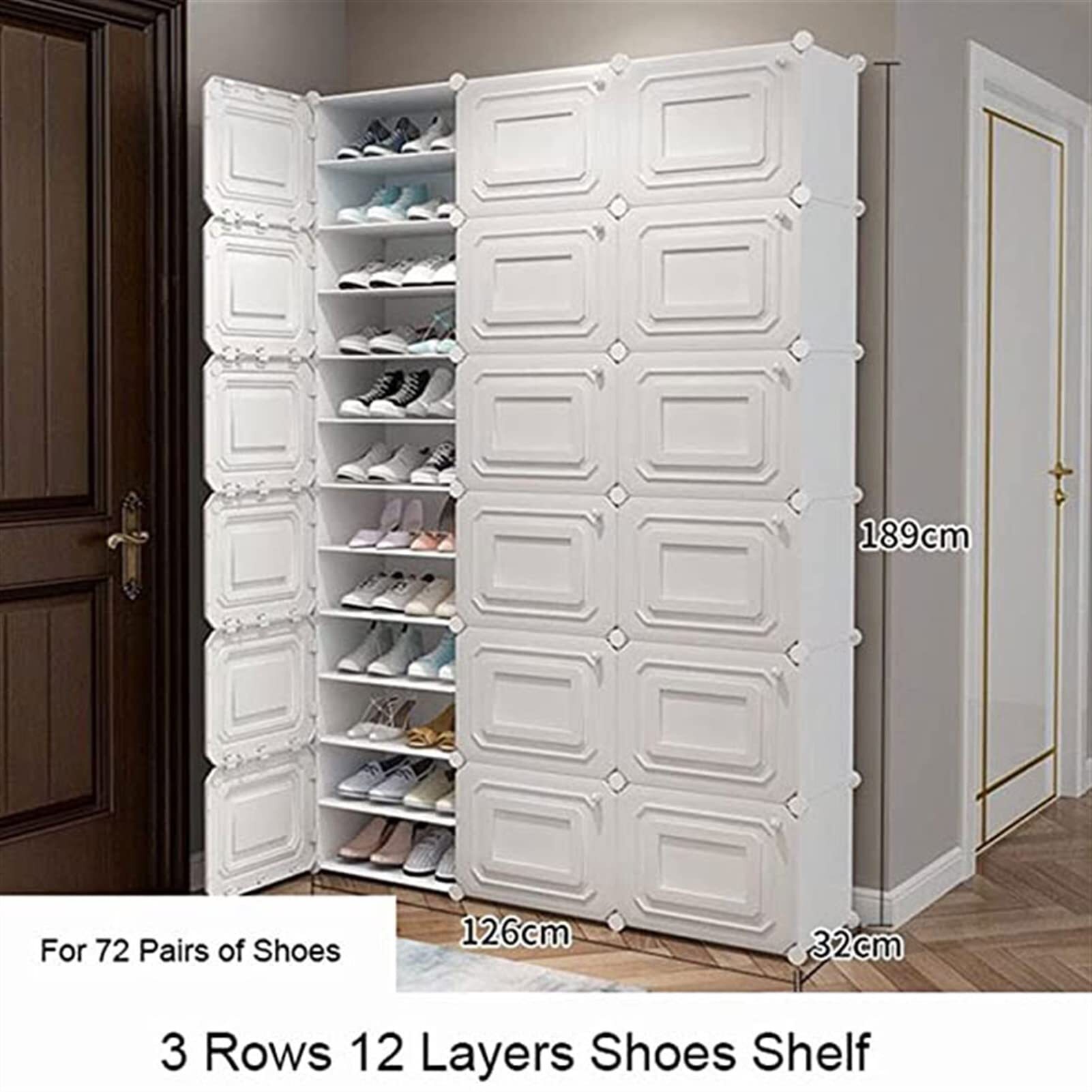 Shoe Rack Shoe Shelf Multi-Layer Shoe Rack Portable Wardrobe