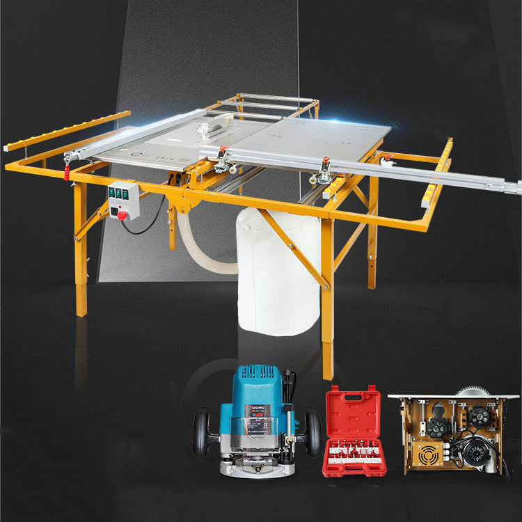 💥Offre spéciale d'été 2023 maintenant💥BLWJ100B - Scie circulaire pour le travail du bois, scie à table coulissante