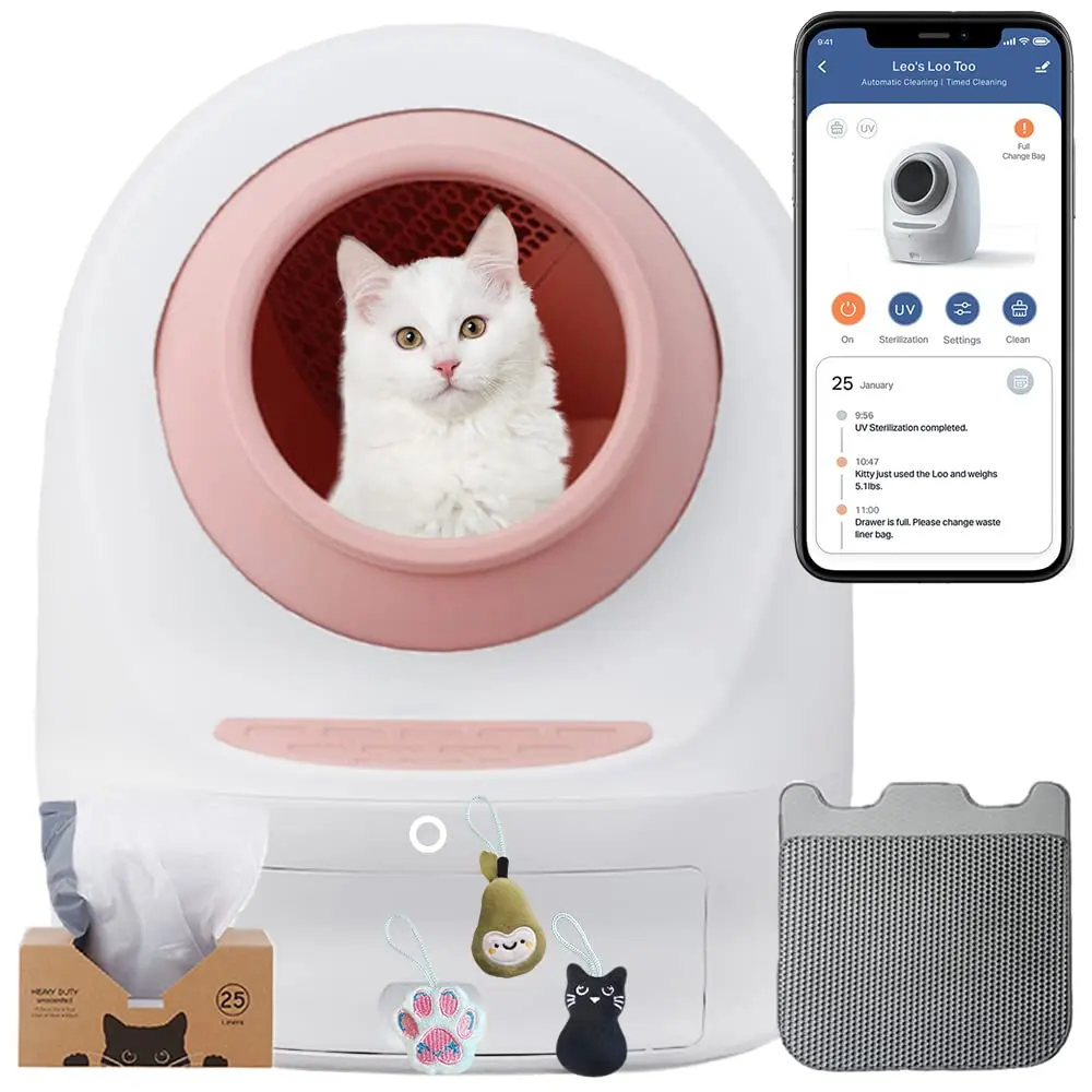⚡Clearance Sale $32.99⚡Intelligent WIFI automatic self-cleaning cat litter box