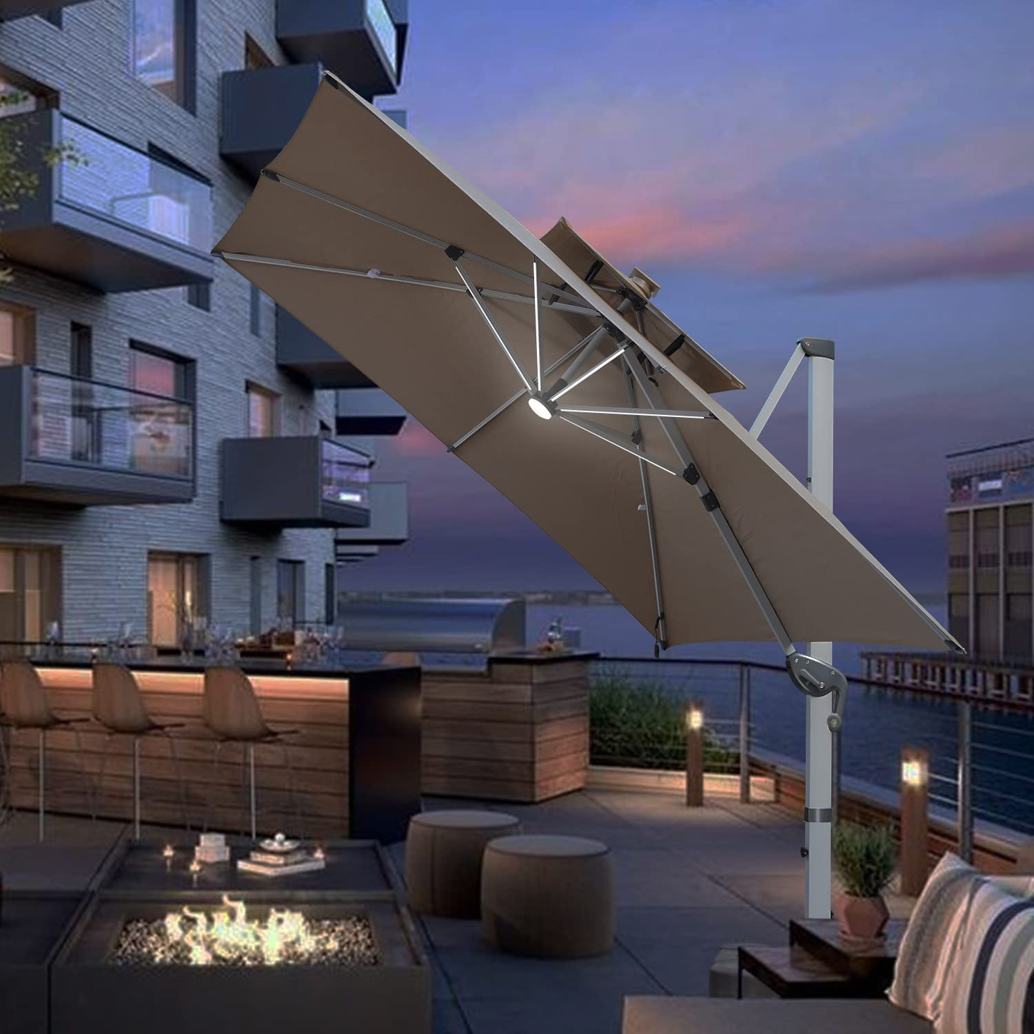 🌞Special Offer💥Solar Powered LED Patio Umbrella