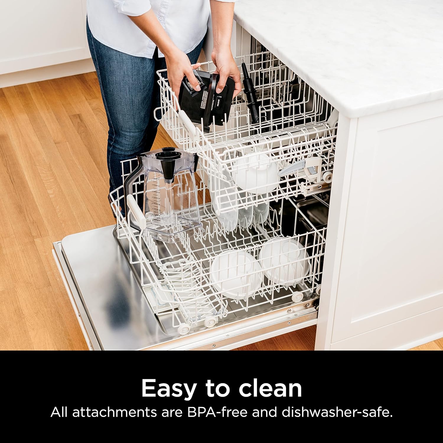 Ninja BL610 Professional 72 Oz Countertop Blender with 1000-Watt Base and Total Crushing Technology for-Smoothies, Ice and Frozen Fruit, Black