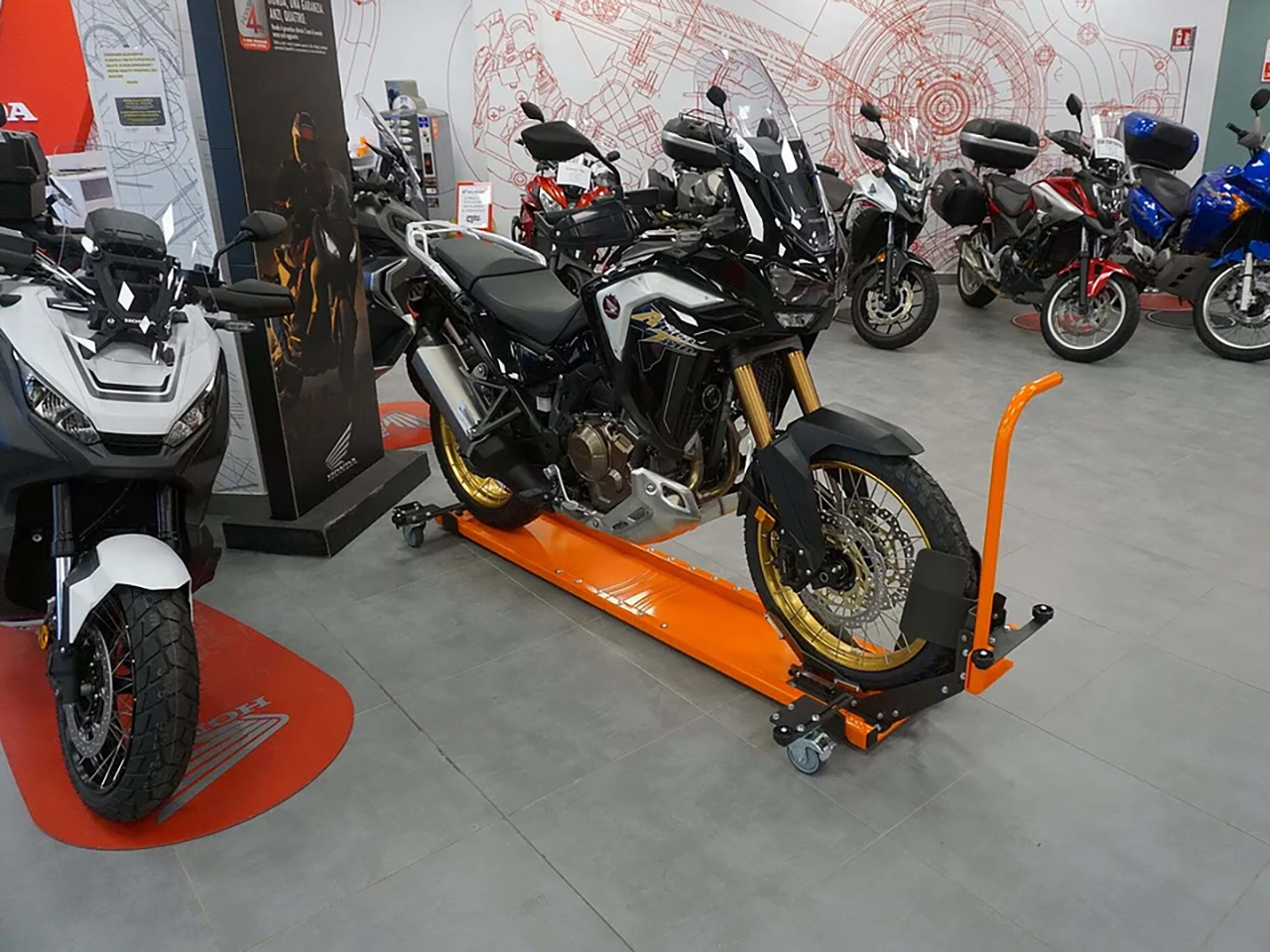 🔥Today's Specials💥Motorcycle Rolling Stand