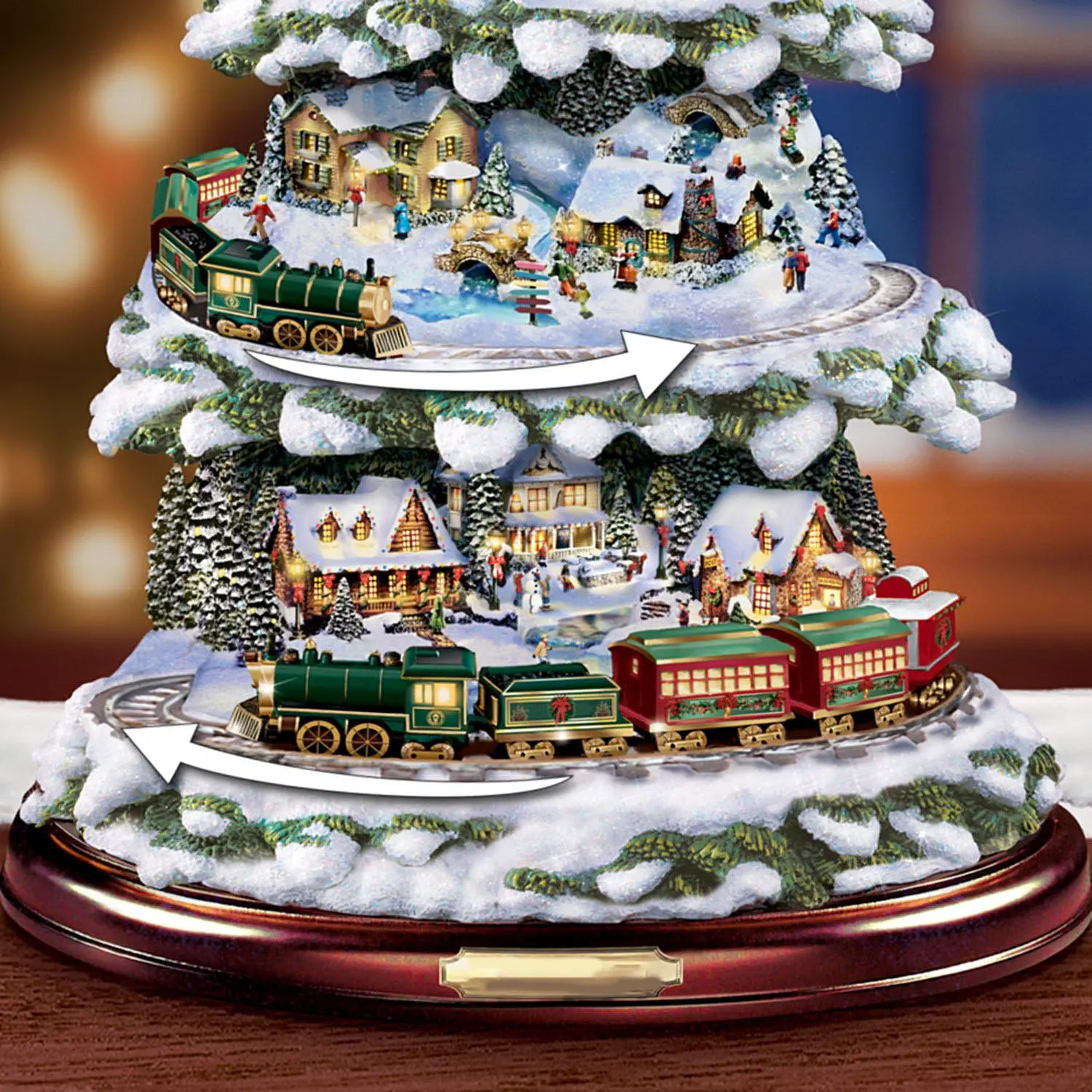 🎅Merry Christmas - Christmas Sale🔥Wonderland Express Christmas Tree With Train