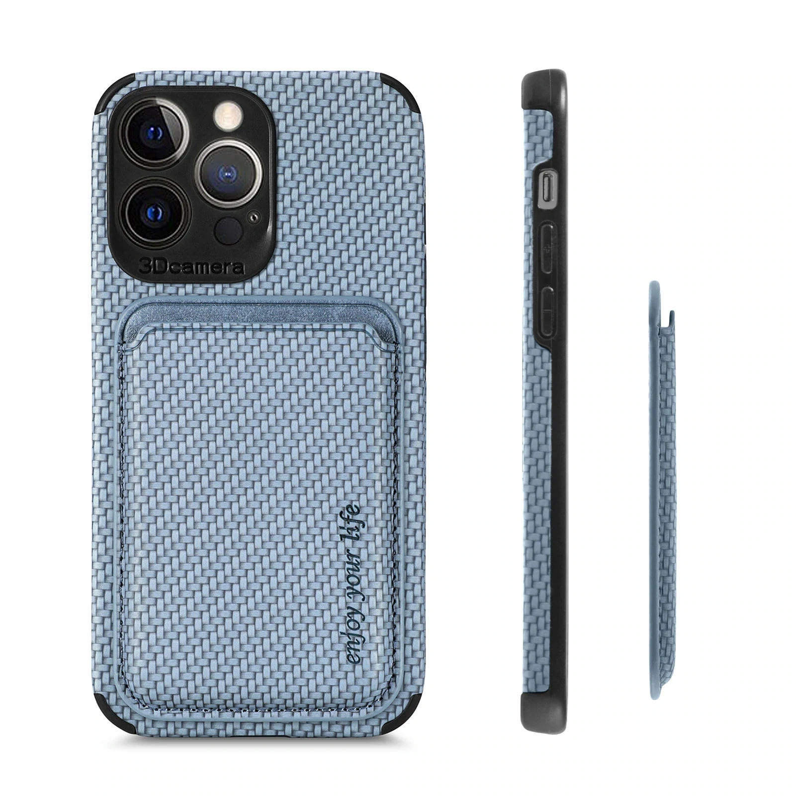 High quality carbon fiber phone case with Magsafe card holder
