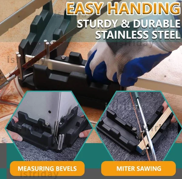(🎁Hot Sale💥40% OFF)Carpenter 2 in 1 Miter Measuring Tool
