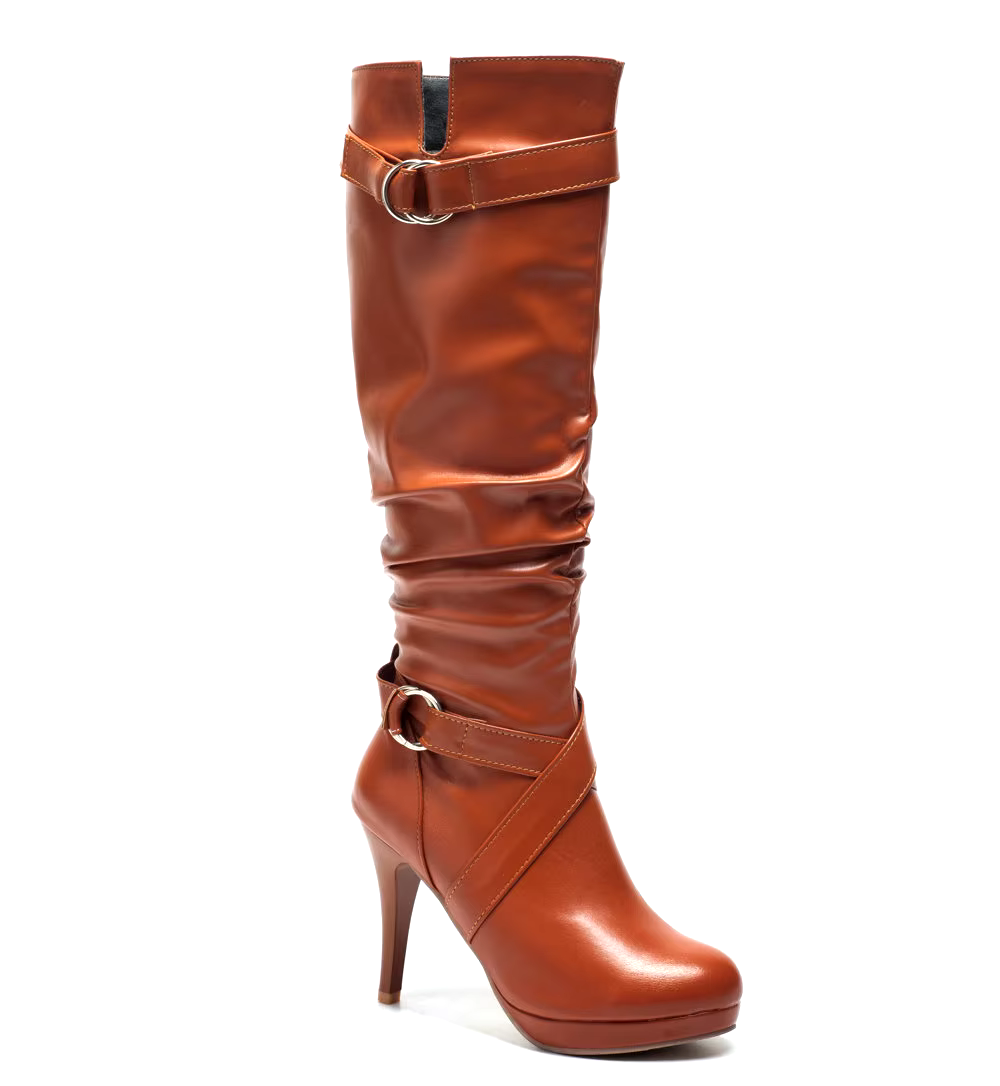 british style autumn/winter fashion high heels calf leather boots women shoes thigh high long boots women heels