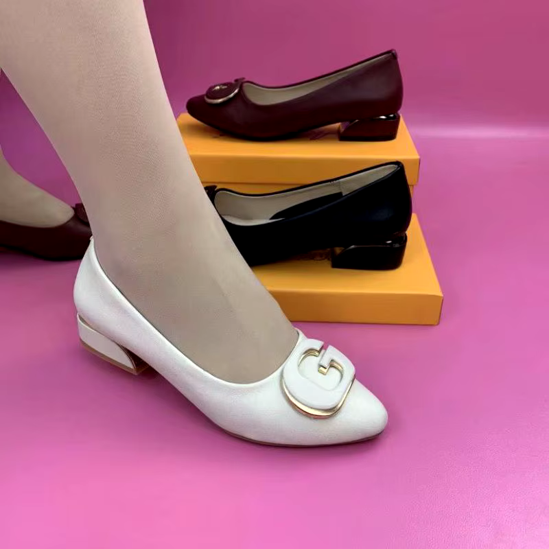 New styles summer female womens low heels pumps sexy classic high heels shoes for women 2024