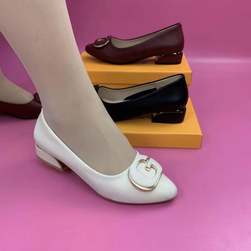 New styles summer female womens low heels pumps sexy classic high heels shoes for women 2024