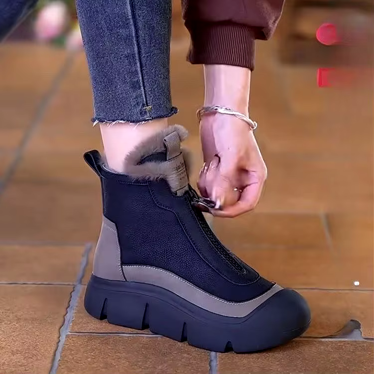 hot sale long Thick-soled height increase Lightweight high top warm soft winter snow boots for women