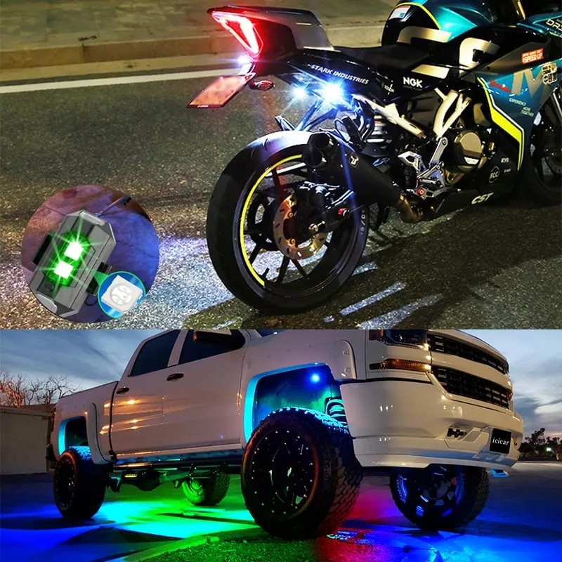 🔥Hot Sale🔥LED Car Strobe Light Pro🌈(7 Light Colors & 33 Light Modes)