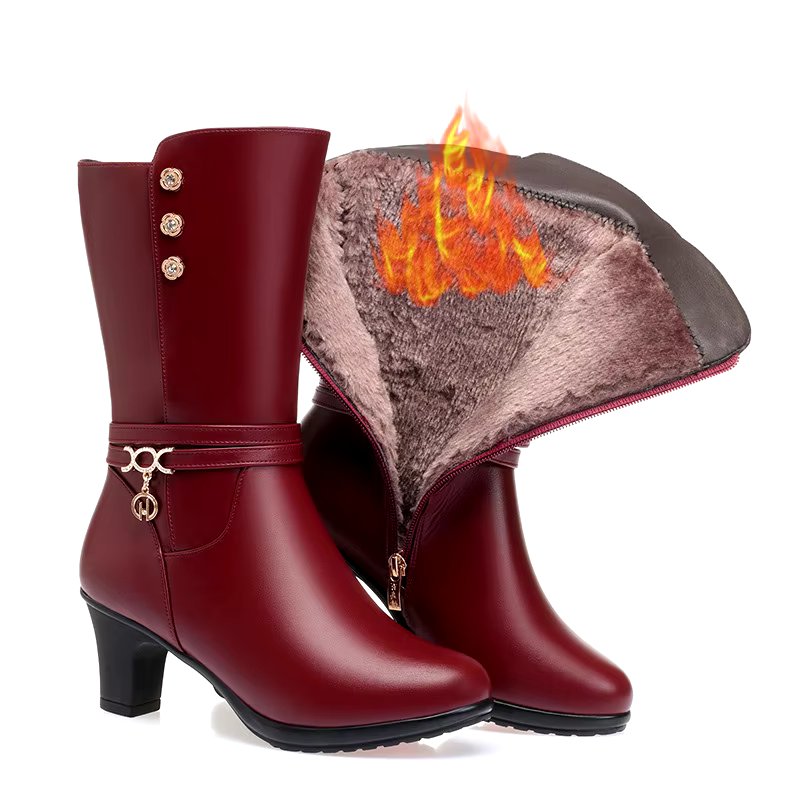 big size high quality western cowboy long boots women shoes heels for ladies