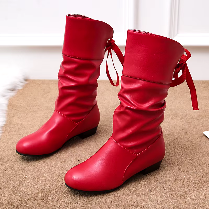 fashion black fall square high heel block ankle boots for women