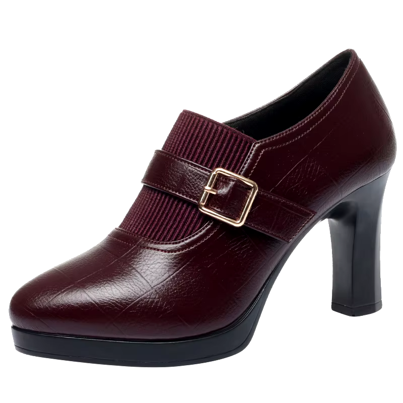 fashion boots women shoes height increasing winter black ankle leather boots for women