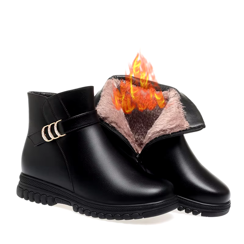 New fashion women's shoes winter leather genuine leather boots for women daily life