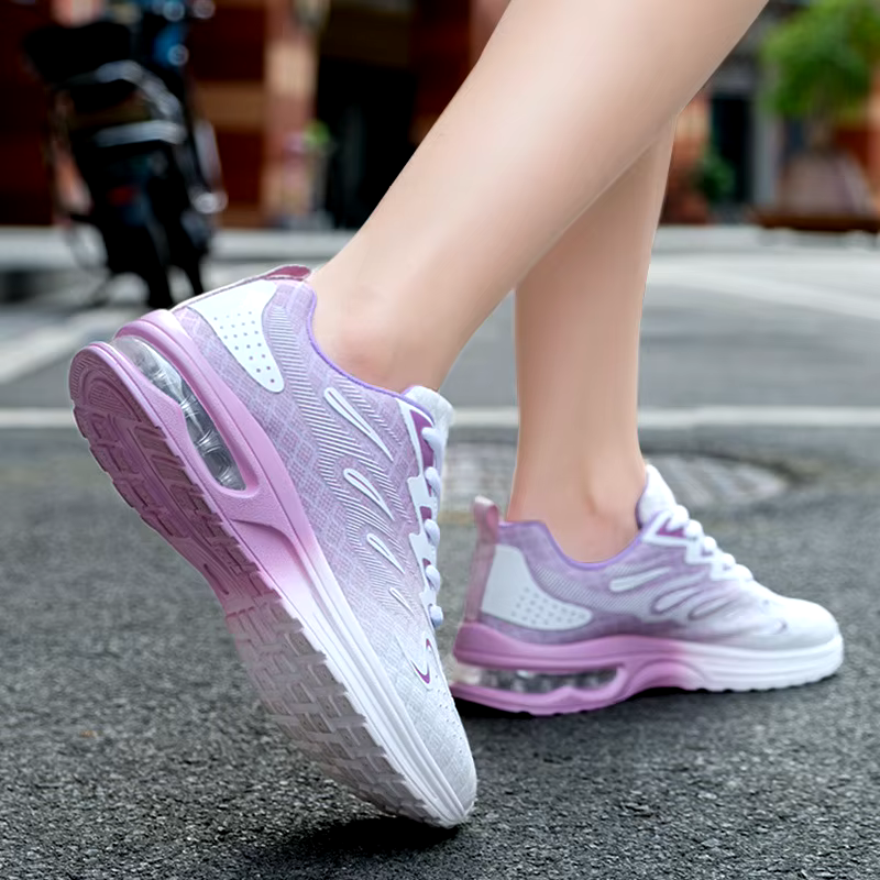 New fashion breathable walking mesh Thick Sole chunky platform Casual running shoes Sneakers