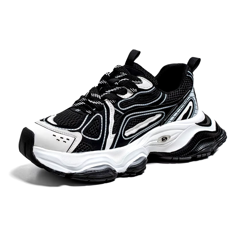 High Quality Breathable Outdoor sports sneakers Mesh Lining Platform Comfortable Walking Style Shoes