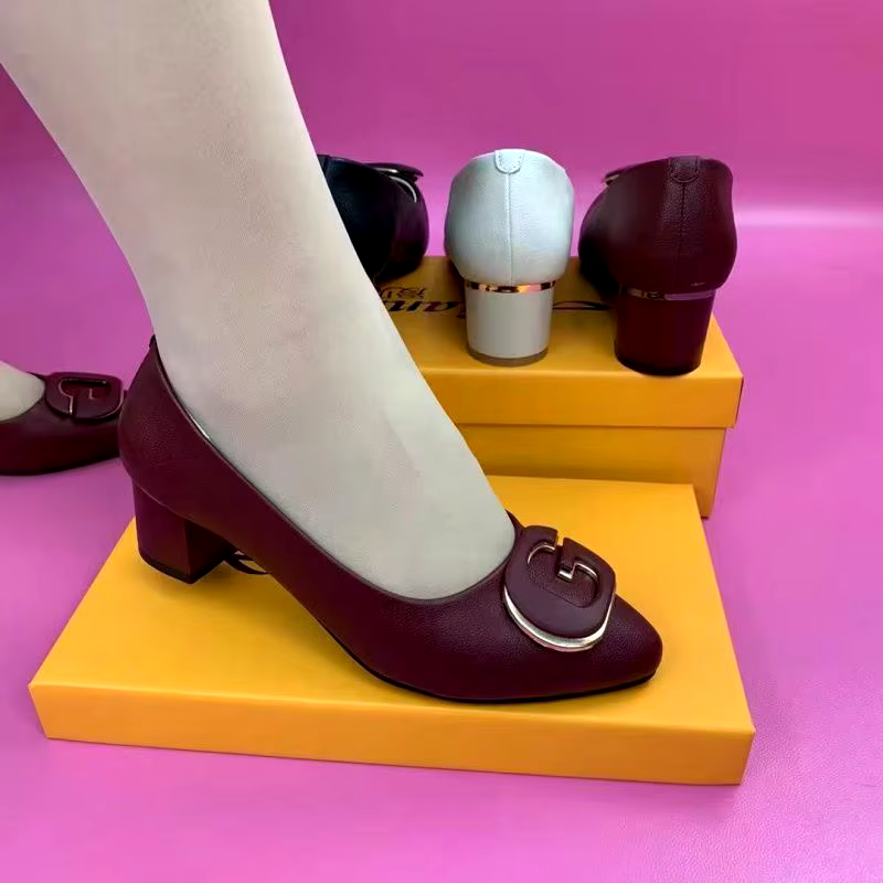 New styles summer female womens low heels pumps sexy classic high heels shoes for women 2024