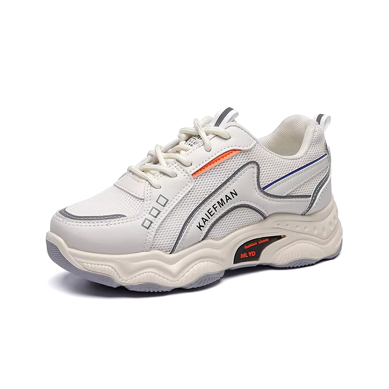 New fashion daddy shoes thick sole breathable mesh outdoor casual shoes low top sneakers for women