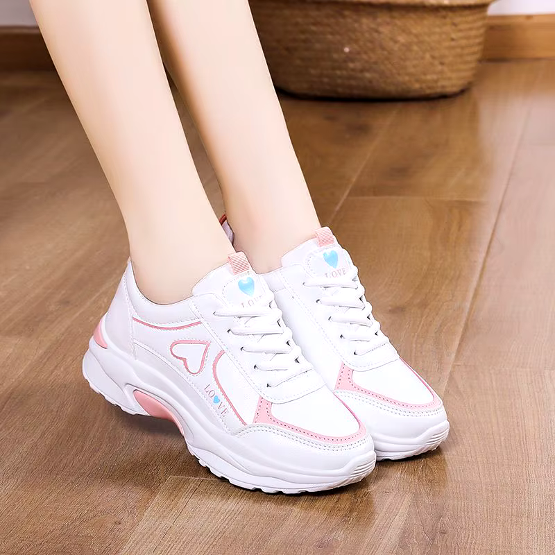 New Arrivals Mesh Platform wedge sneakers Breathable Running chunky shoes height increasing