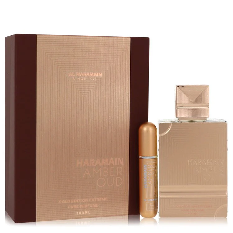 Al Haramain Amber Oud Gold Edition Extreme by Al Haramain For Women Gift Set