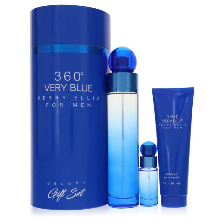 Perry Ellis 360 Very Blue by Perry Ellis Men's Gift Set