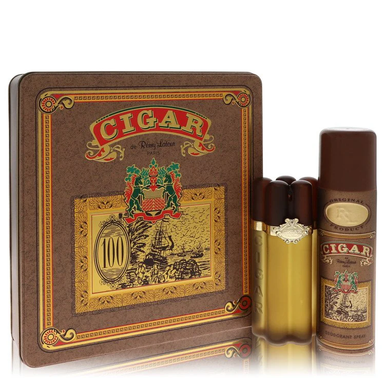 Cigar by Remy Latour Men Gift Set -- 3.3 oz Eau De Toilette Spray + 6.6 oz Deodorant