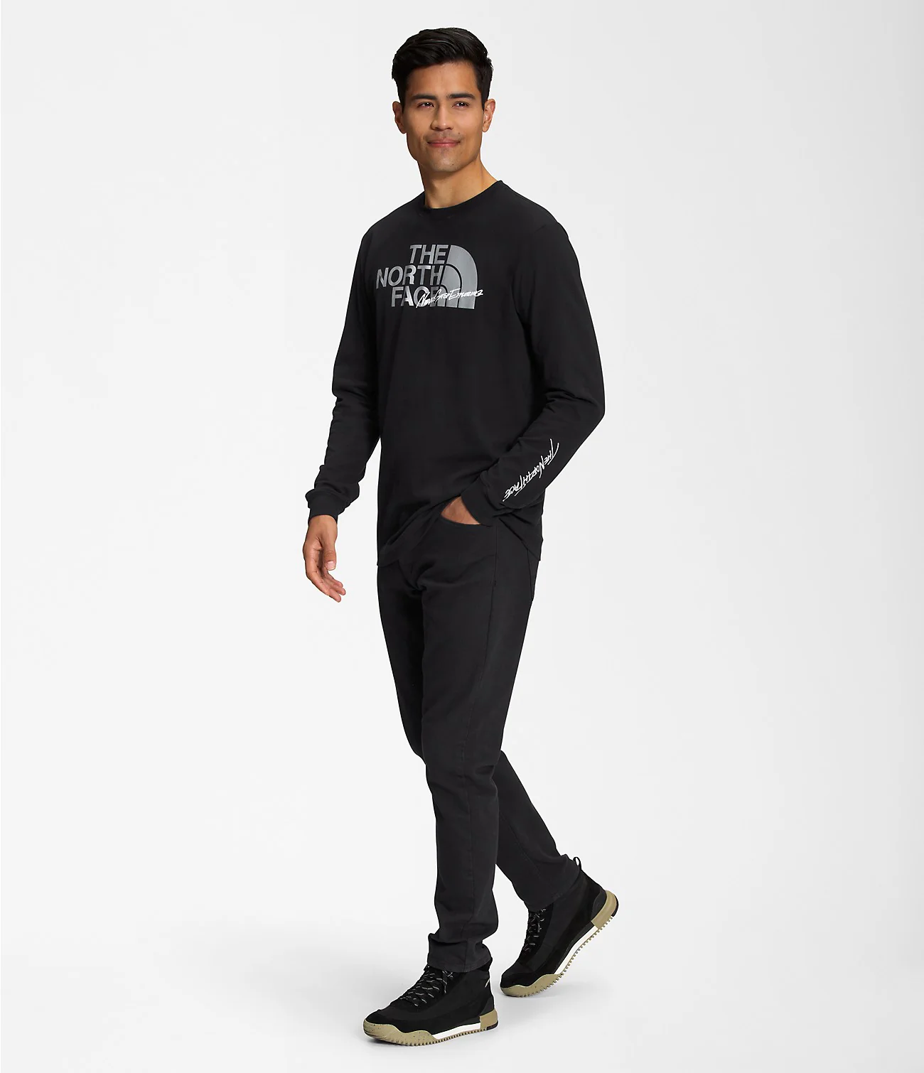 Long-Sleeve Graphic Injection Tee (Men's) - NF0A7UOJ - Past Season