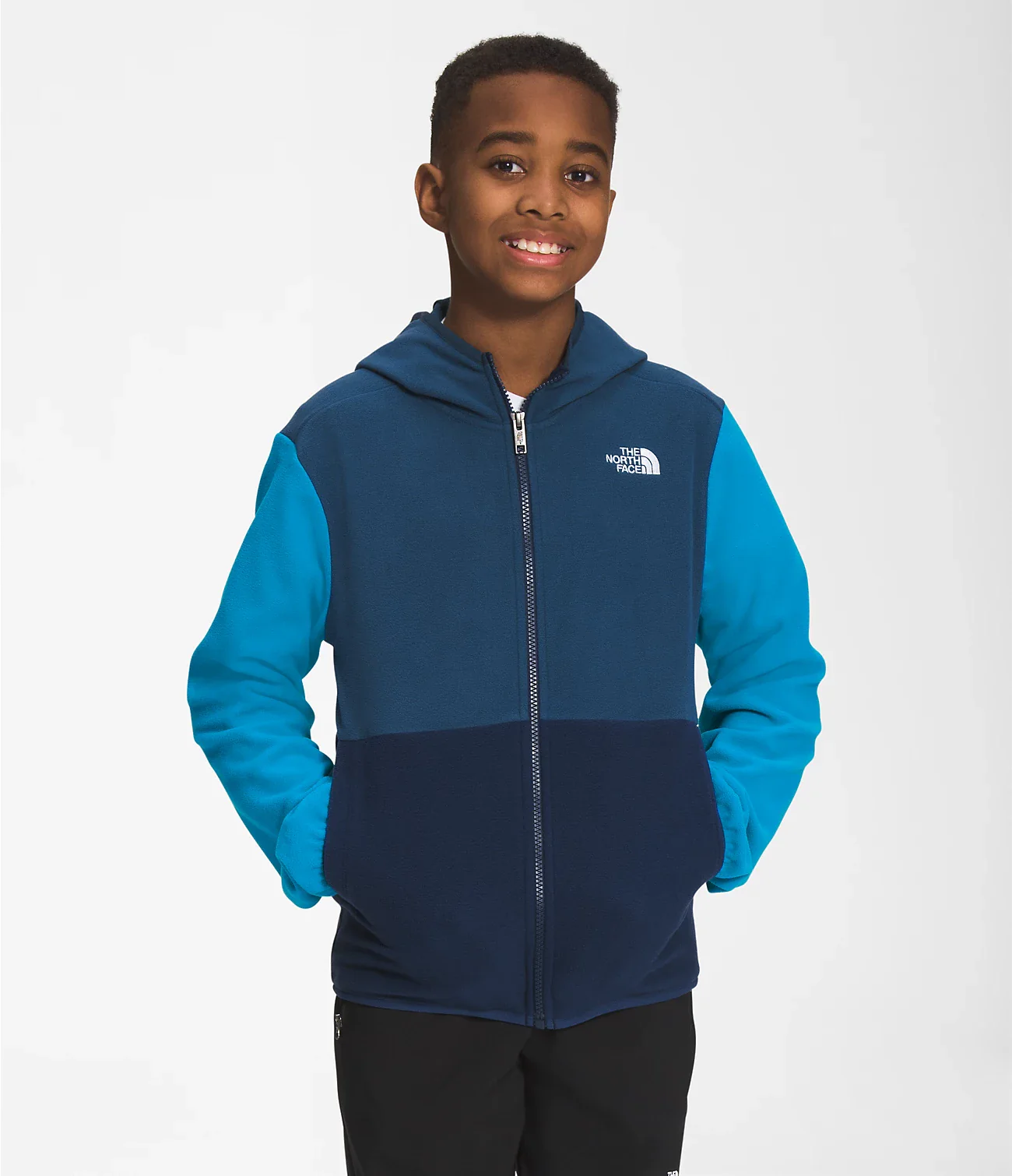 Big Kids’ Glacier Full-Zip Hooded Jacket (Youth) - NF0A7WQQ - Past Season